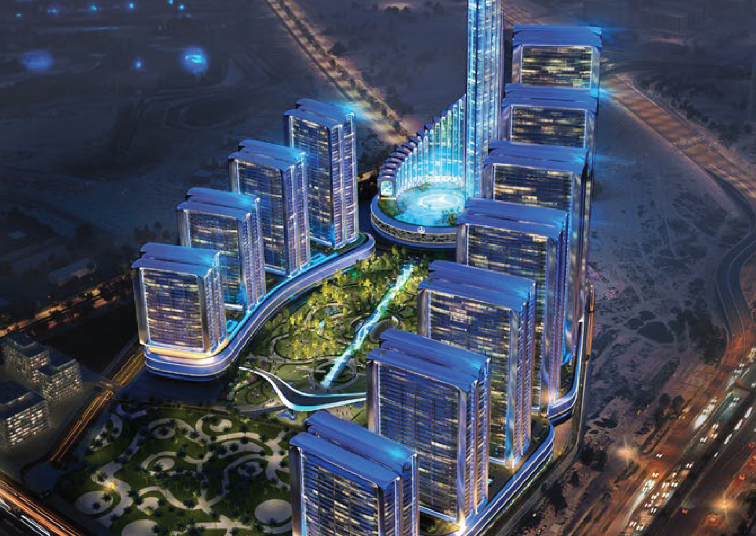 Mercedes-Benz Places — Binghatti City in Meydan Dubai