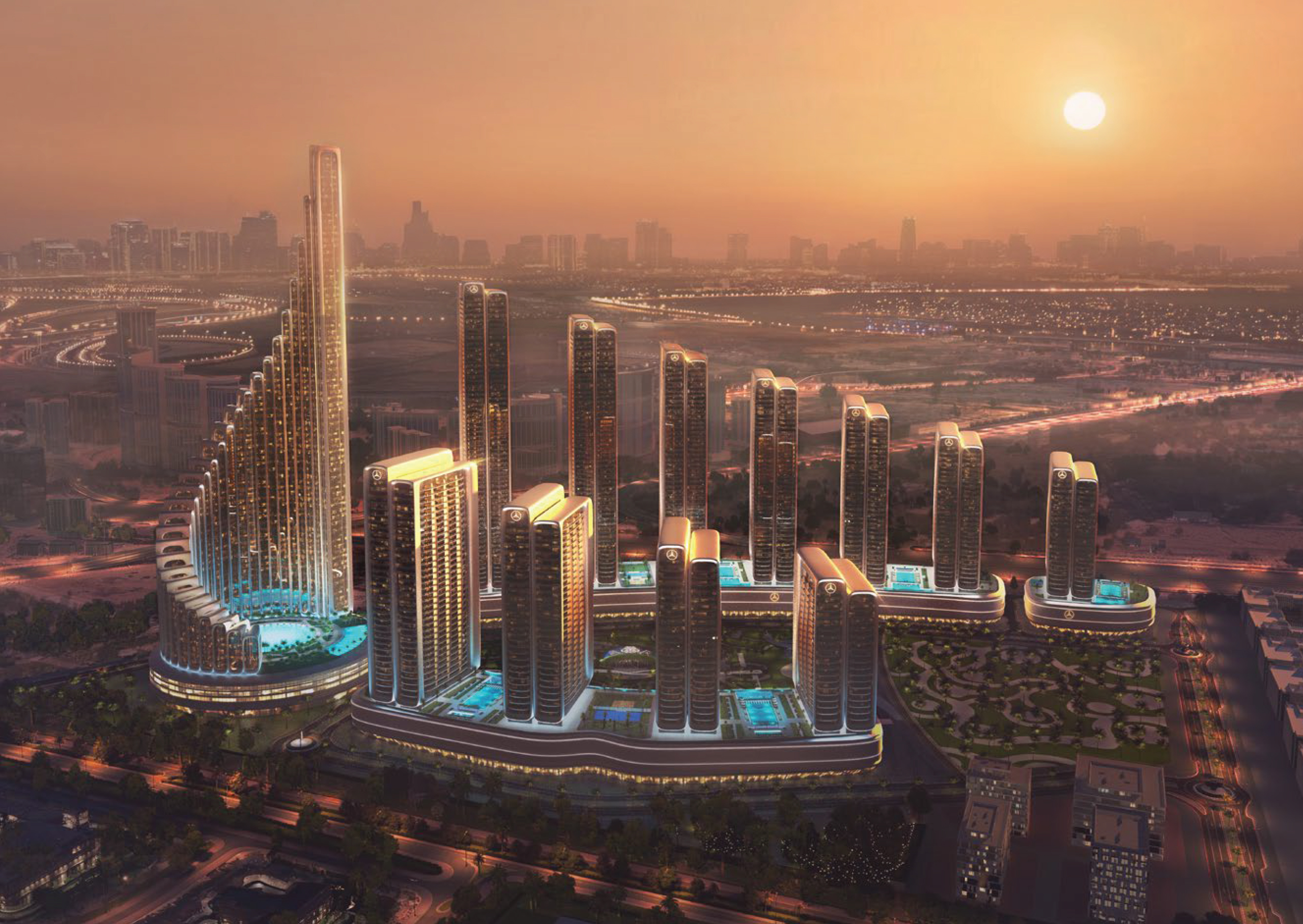 Mercedes-Benz Places — Binghatti City in Meydan Dubai